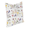 Wildflowers White Multisize Zip Cushion Cover (FWS)