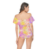 Pretty Pastels Flounce Top Swimsuit up to 6 XL (FWS)