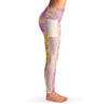 Pretty Pastels Mesh Panel Side Pockets Leggings (FWS)