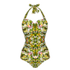 Tiny Daisies Halter Neck Swimsuit (FWS)