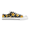 Yellow Frangipanis Black Low Rise Shoes up to size 12