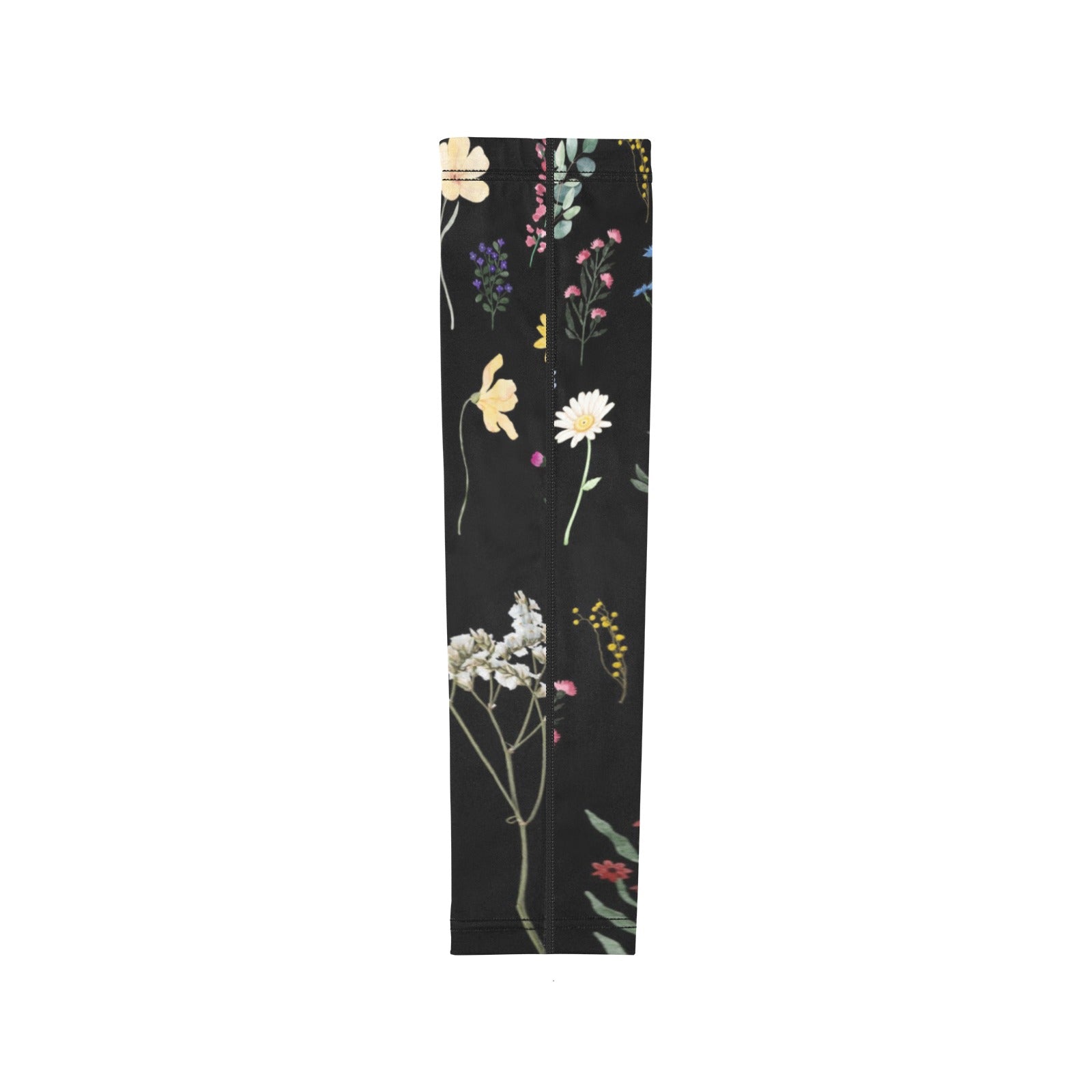 Wildflowers Black Weather Protection Arm Sleeves (FWS)