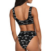 New York City Black Sport Top & High-Waisted Bikini up to 5 XL (FWS)