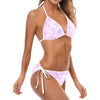 Pink & Purple Leaves Bikini up to 5 XL (FWS)