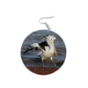 Pelican Round Wooden Earrings (FWS)