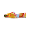 Frangipani Sky Women's Canvas Slip-On Shoes