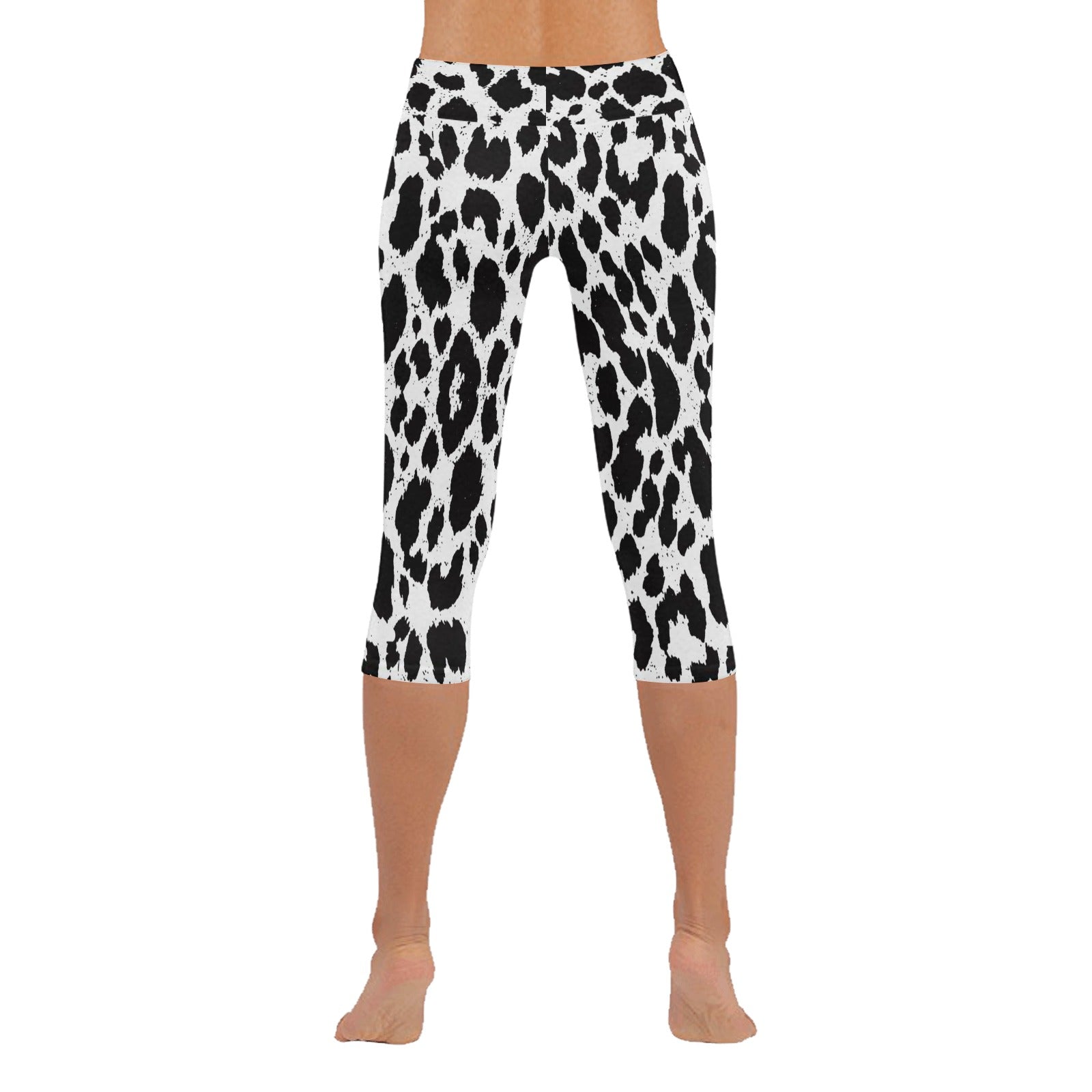 Big Leopard Capri Leggings up to 5 XL