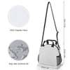 Fresh White Frangipanis Insulated Lunch Bag with Handles & Shoulder Strap