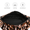 Coffee Beans Unisex Waist Bag / Fanny Pack / Bum Bag