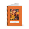 Autumn Leaves A5 Lined Spiral Bound Notebook (FWS)