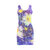 Art Flowers Sleeveless Tank Style Dress up to 3 XL (FWS)