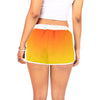 Ombre Orange Yellow Drawstring Shorts up to 2 XL