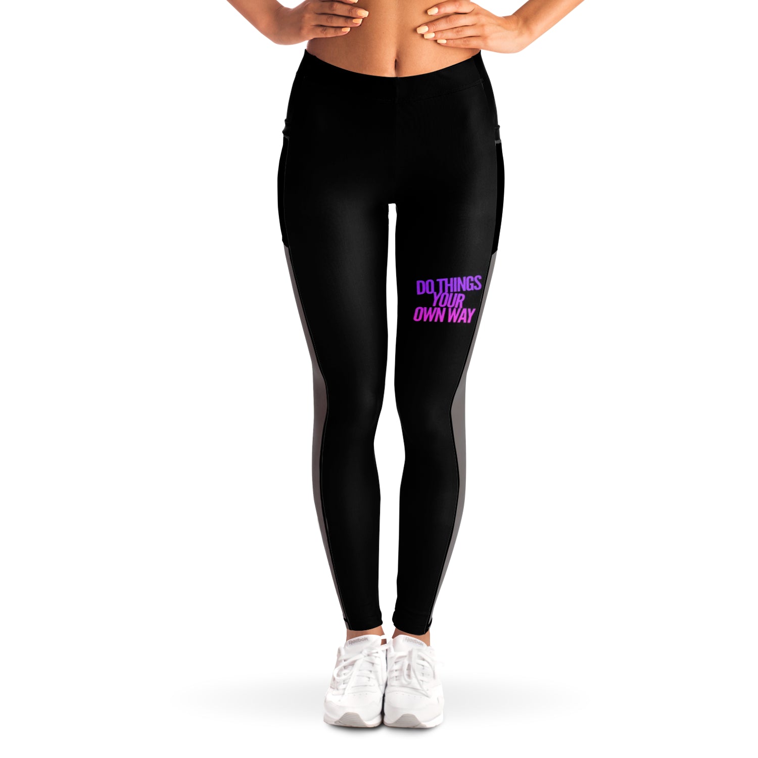 Do Things Your Own Way Mesh Pocket Leggings (FWS)