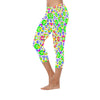 Colour Bubbles Capri Leggings up to 5 XL