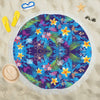 Hawaiian Blue Circular Beach Shawl / Blanket (FWS)