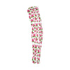 Graphic Pink Hibiscus White Weather Protection Arm Sleeves (FWS)