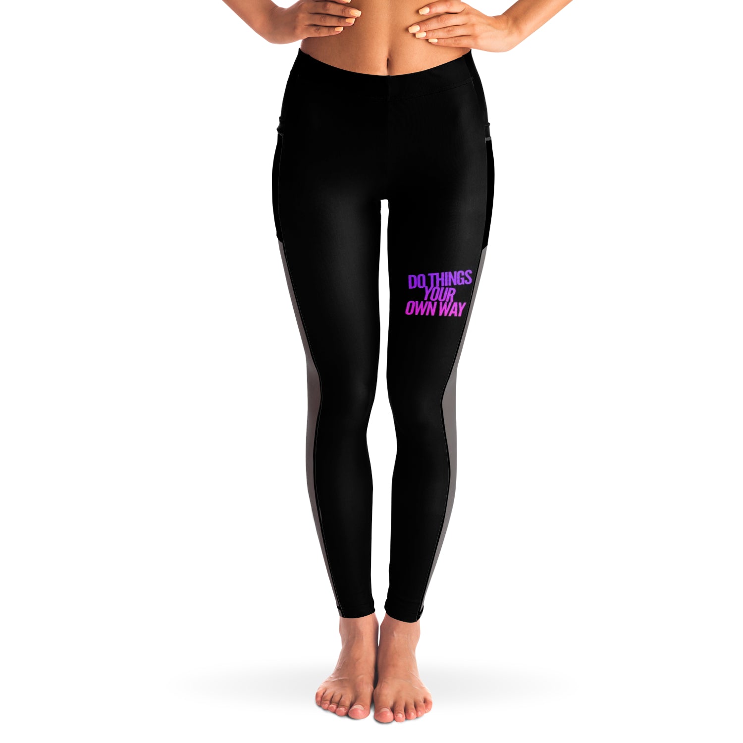 Do Things Your Own Way Mesh Pocket Leggings (FWS)