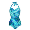 Leaves 2 Halter Neck Swimsuit up to 2 XL (FWS) 2