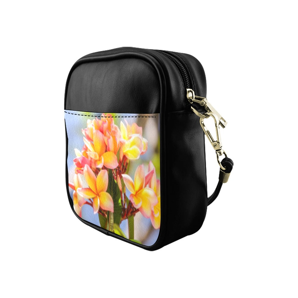 Fresh Frangipanis Shoulder Sling Bag