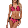 Bright Red Roses String Bikini up to 5 XL (FWS)