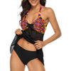 Colourful Leopard Two Piece Tankini (FWS)