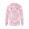 Baby Pink Leopard Plus Full Zip Hoodie up to 2 XL