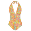 Candy Floss Halter Neck Bathing Suit (FWS)