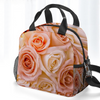 Pinky Roses Insulated Lunch Bag with Handles & Shoulder Strap