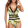 Tiny Daisies Lace Band Embossing Swimsuit up to 2 XL (FWS)