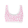 Baby Pink Leopard Sports Top up to 3 XL