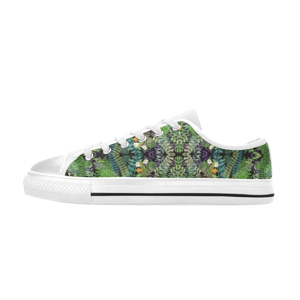 Graphic Jungle Low Rise Canvas Shoes