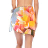 Fresh Frangipanis Short Chiffon Sarong Wrap (FWS)