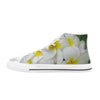 Fresh White Frangipanis High Top Women's Shoes