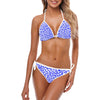 Blue & White Leopard String Bikini up to 5 XL (FWS)