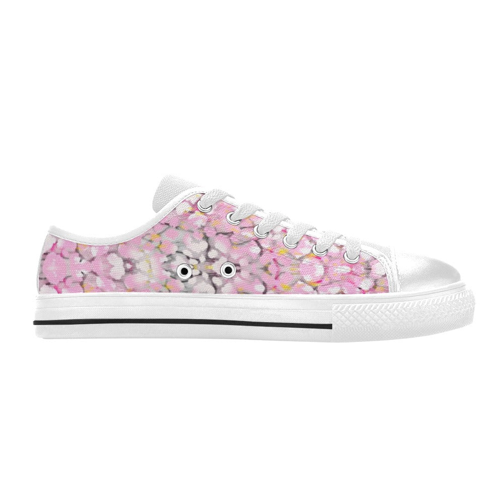 Baby Pink Leopard Plus Low Rise Women's Shoes