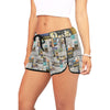 Australian Newspaper Colour Drawstring Shorts up to 2 XL