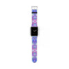 Blue Pink Aqua Apple iWatch Strap Vegan Leather