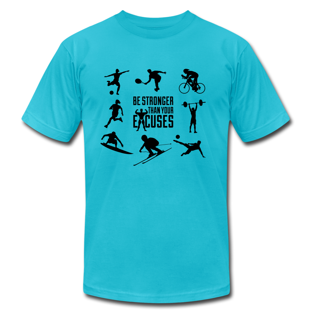 Be Stronger Sports Shirt Unisex - turquoise