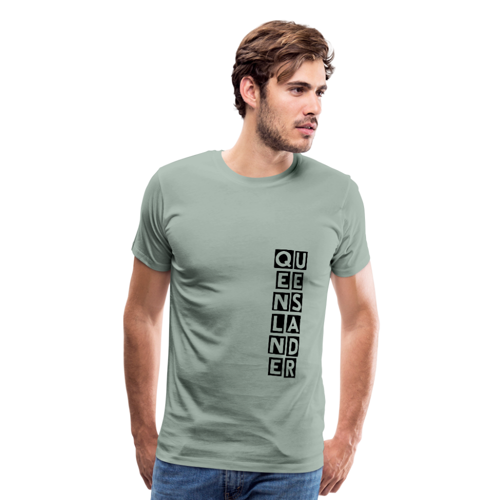 Queenslander Men's Premium T-Shirt - steel green
