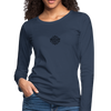 Made in Australia Women's Premium Slim Fit Long Sleeve T-Shirt - navy