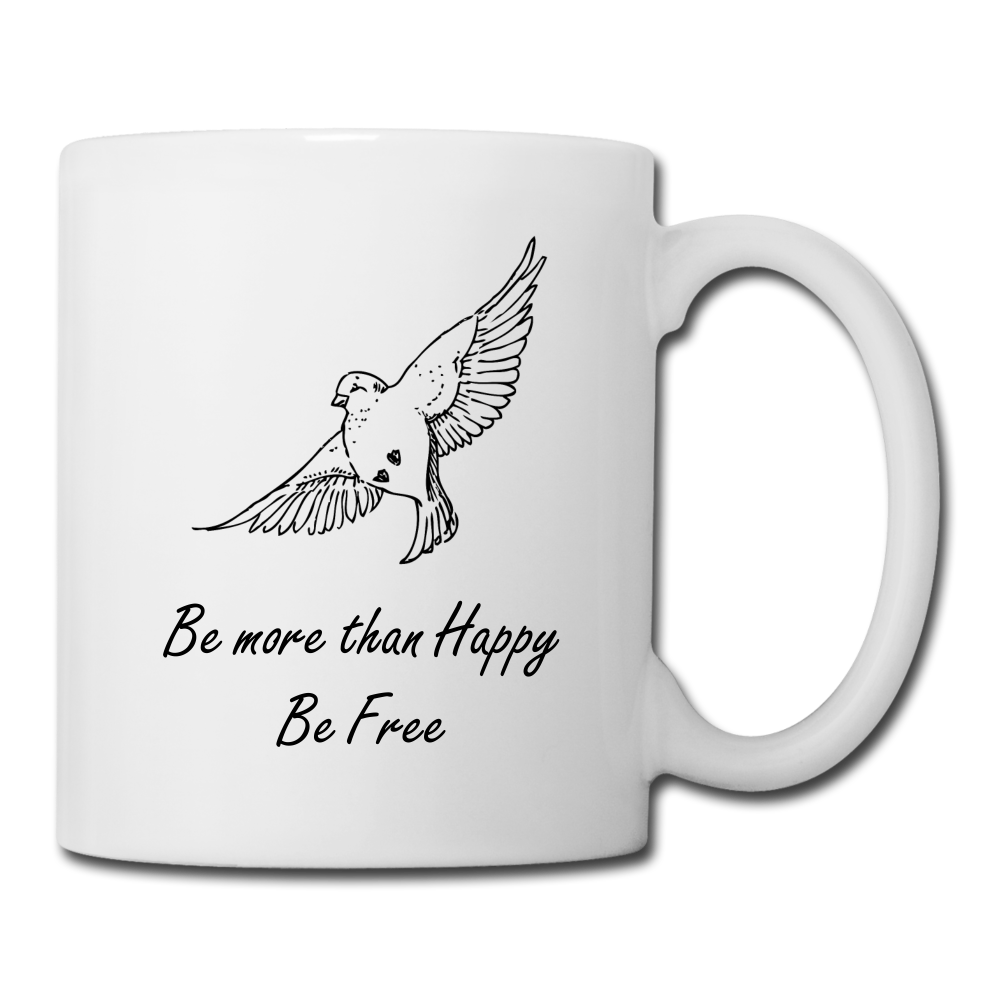 Be Free Mug - white