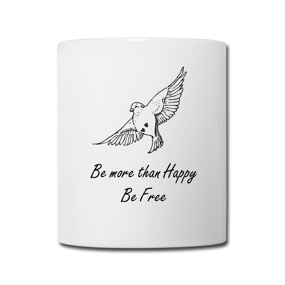 Be Free Mug - white