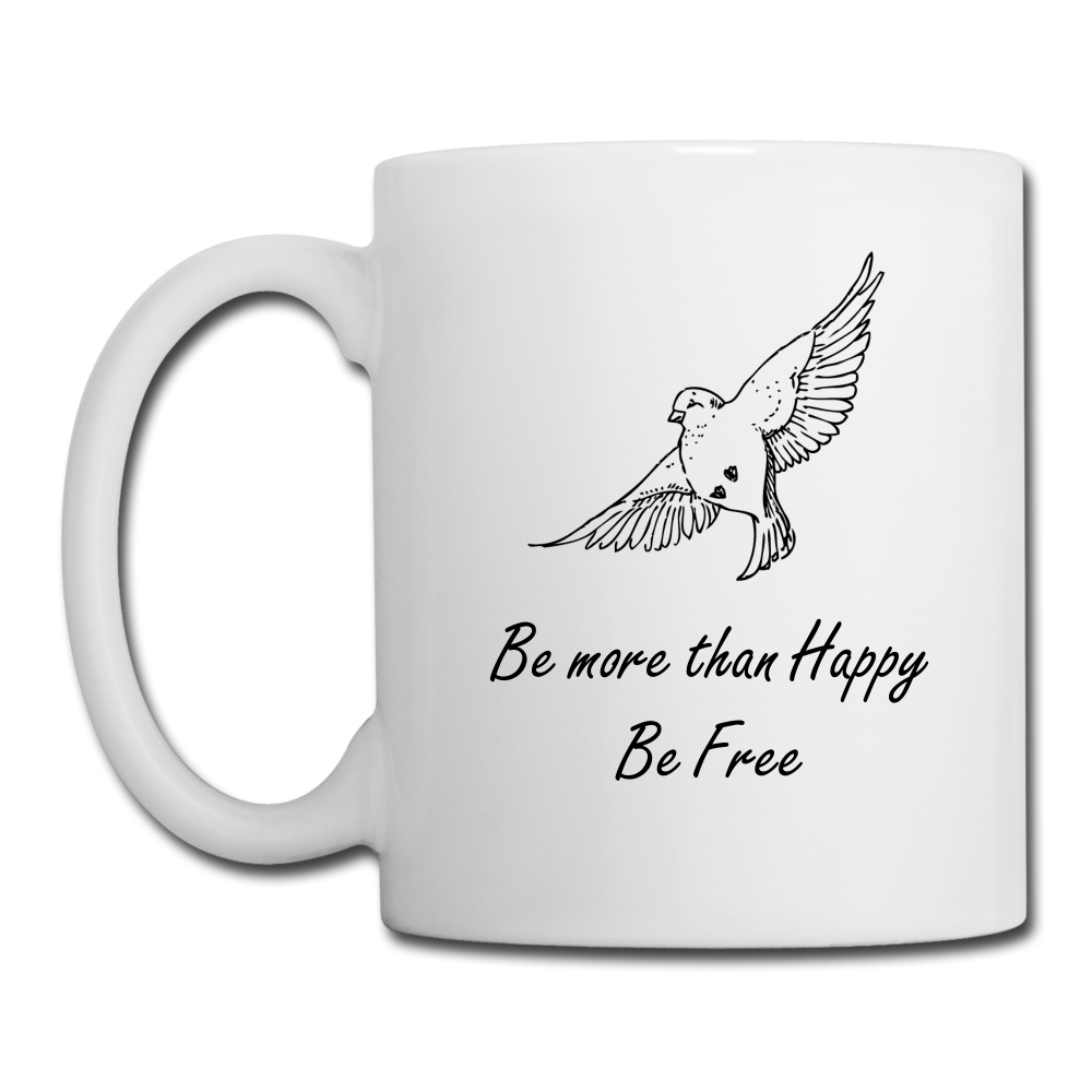 Be Free Mug - white