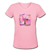 Colourful Tree Women's V-Neck T-Shirt - pink