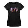 Graffitti Love Women's Relaxed Fit T-Shirt - black