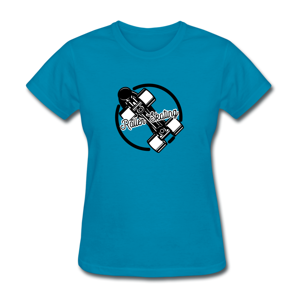 Roller Skating Women's T-Shirt - turquoise