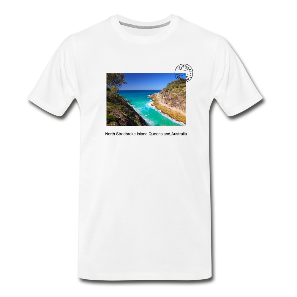 North Gorge Men's Premium T-Shirt - white