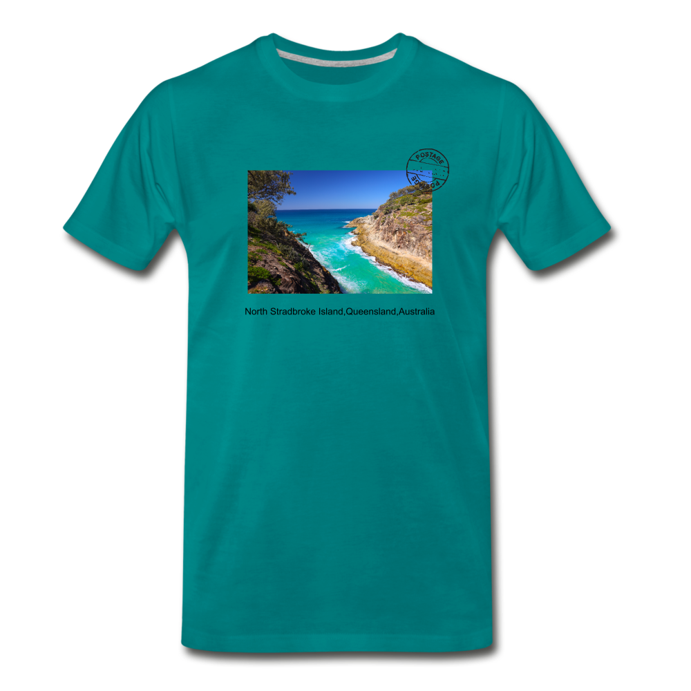 North Gorge Men's Premium T-Shirt - teal