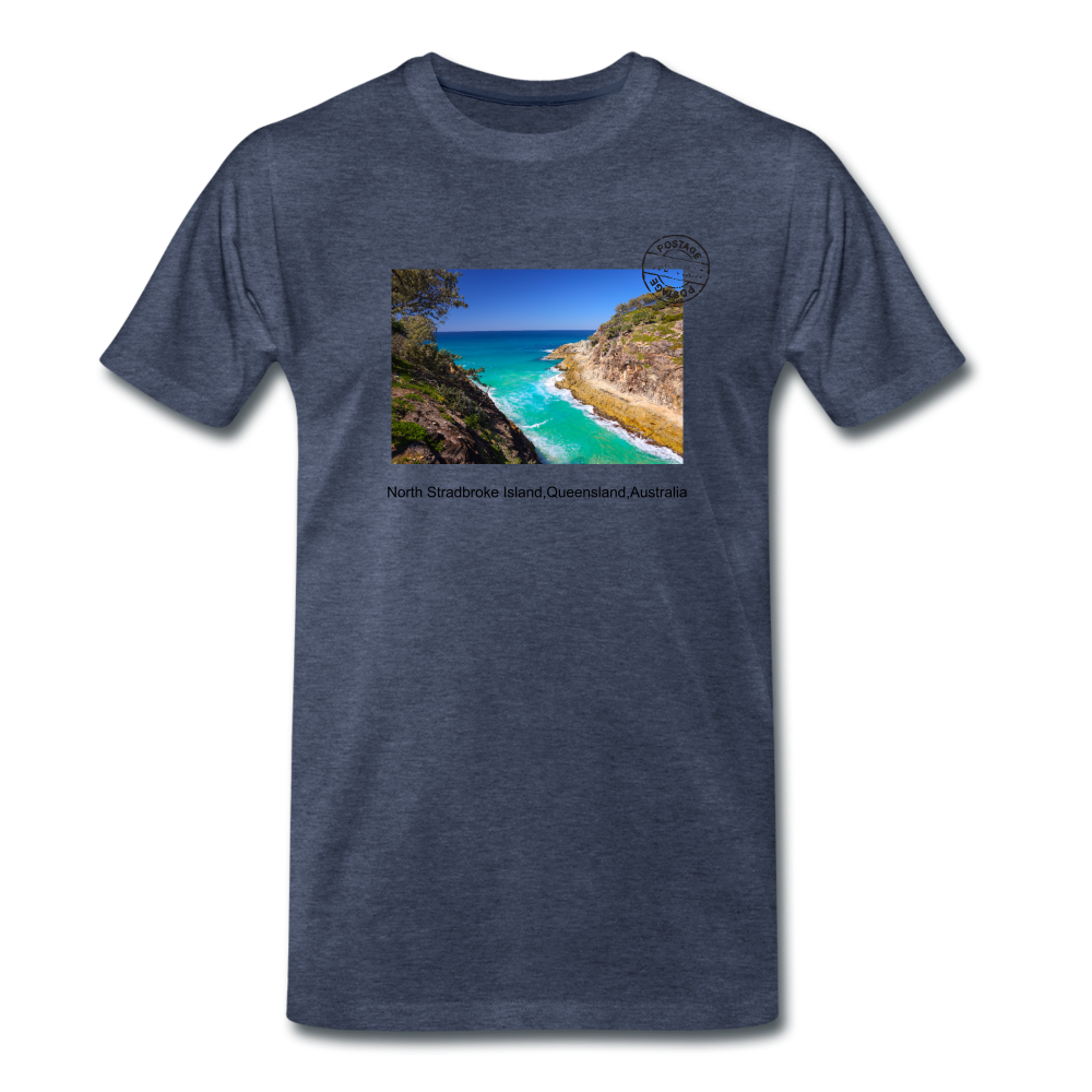 North Gorge Men's Premium T-Shirt - heather blue