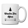 Wander Far Often Mug - white